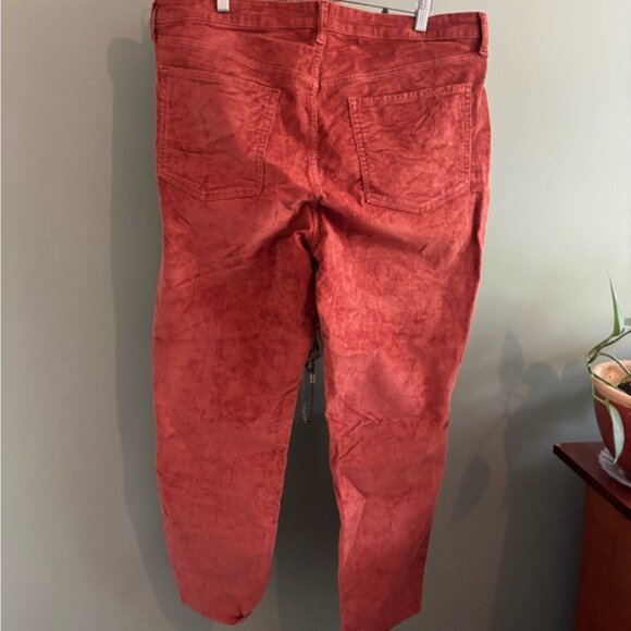 13.) Old Navy / OG Straight / Burnt Orange /  Corduroy Pants - Picture 5 of 6